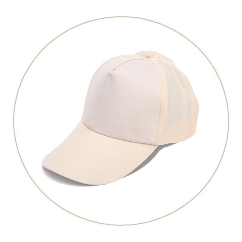 Casquettes de baseball Hommes Femmes Casquette de sport noire Chapeaux d'été décontractés réglables ~