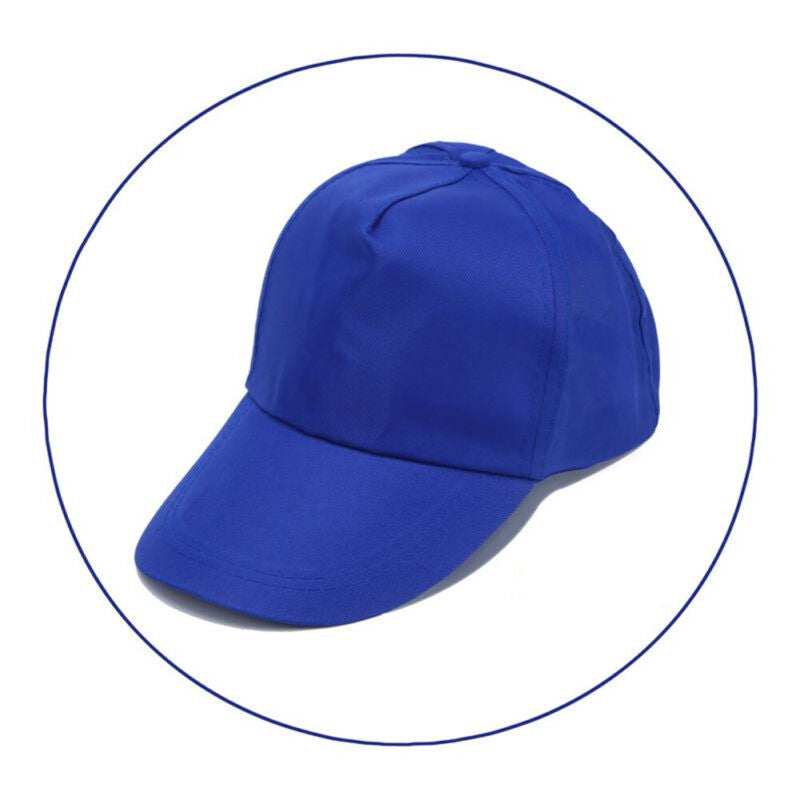 Casquettes de baseball Hommes Femmes Casquette de sport noire Chapeaux d'été décontractés réglables ~