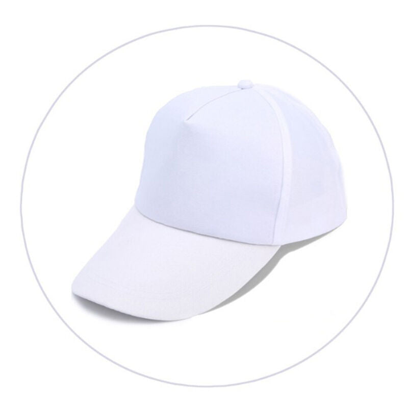 Casquettes de baseball Hommes Femmes Casquette de sport noire Chapeaux d'été décontractés réglables ~