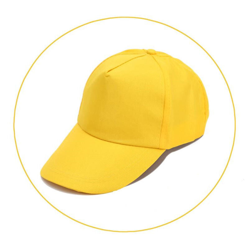 Casquettes de baseball Hommes Femmes Casquette de sport noire Chapeaux d'été décontractés réglables ~