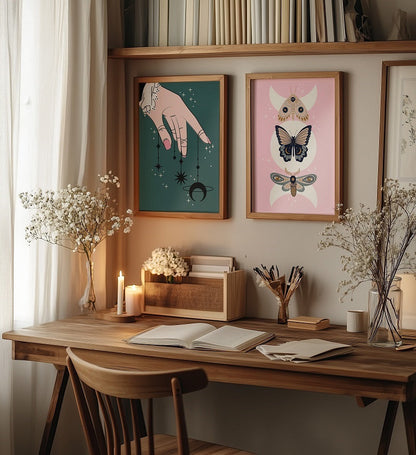 THE LUNAR MOTHS PRINT