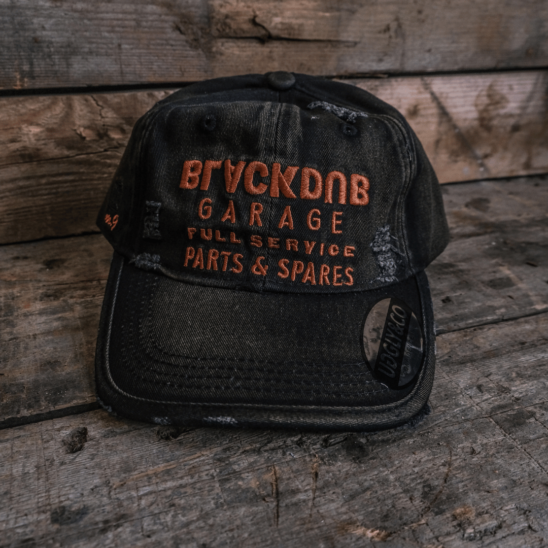 Black Parts & Spares Vintage Cap