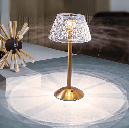 Vintage European Crystal USB Rechargeable Night Light