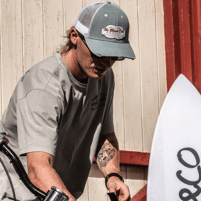 Denim Garage Trucker Hat