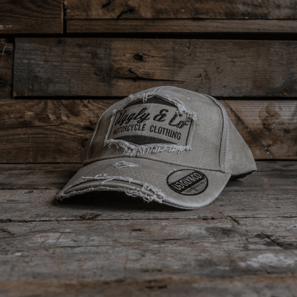 Beige Diamond Vintage Baseball Cap