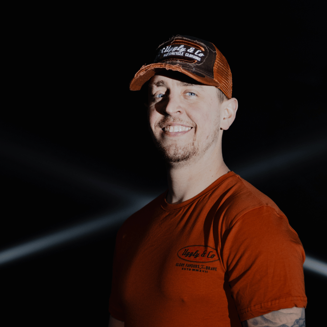 Rust Flat Track Trucker Hat