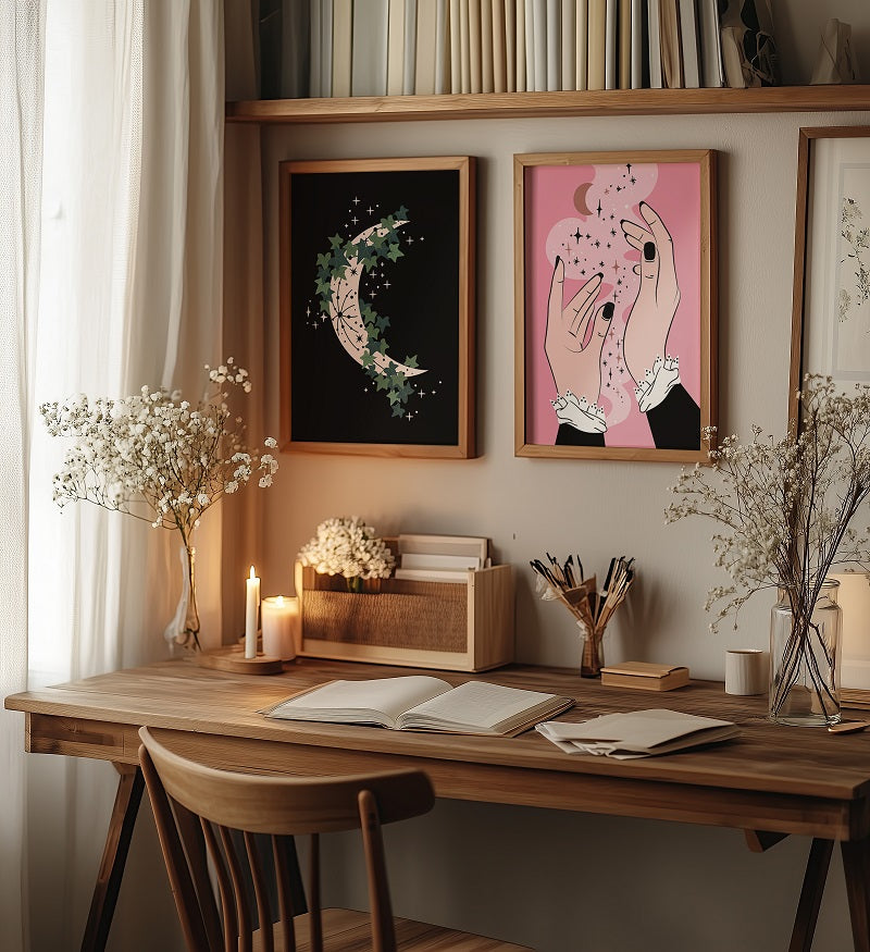 UNDER THE MOON & IVY PRINT