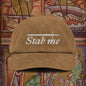 stab me - corduroy hat
