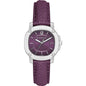 Burberry Brit The Britain Maroon Dial Maroon Leather Strap Watch for Women - BBY1714