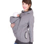 Kangaroo Maternity Hoodie with Baby Pouch